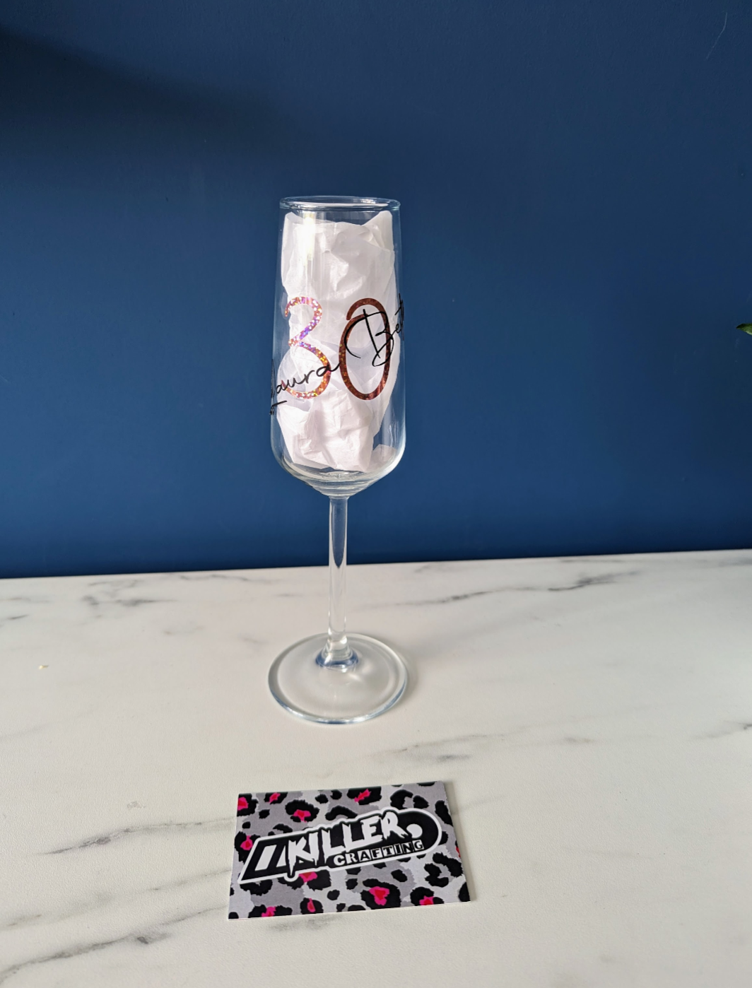 Personalised Champagne Flute